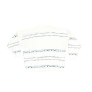 American Pride Vintage Women's Sweater Plus Size 24W White Acrylic